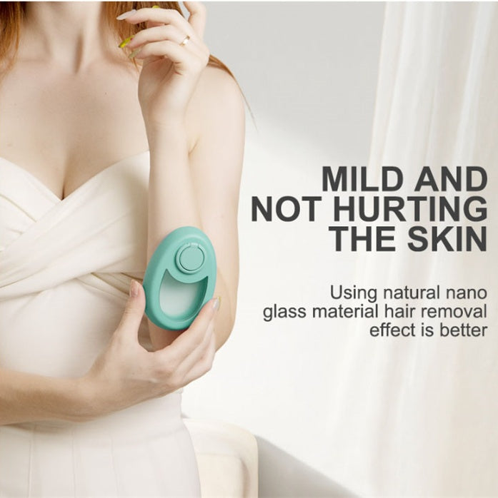 Crystal Hair Eraser for Women & Men – Painless Hair Removal & Exfoliating Tool for Legs, Arms & Back