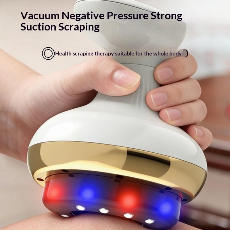 Electric Gua Sha Massager & Cupping Device – Heated Meridian Scraping Tool for Body, Abdomen & Muscle Relaxation