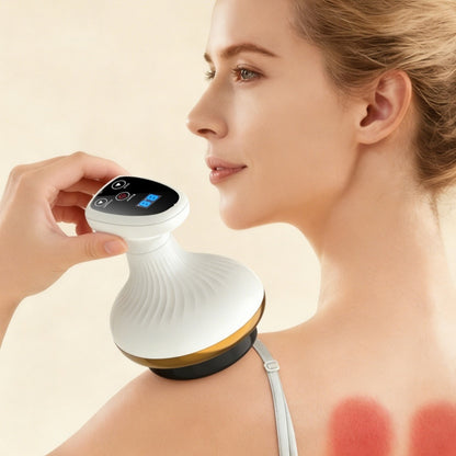 Electric Gua Sha Massager & Cupping Device – Heated Meridian Scraping Tool for Body, Abdomen & Muscle Relaxation