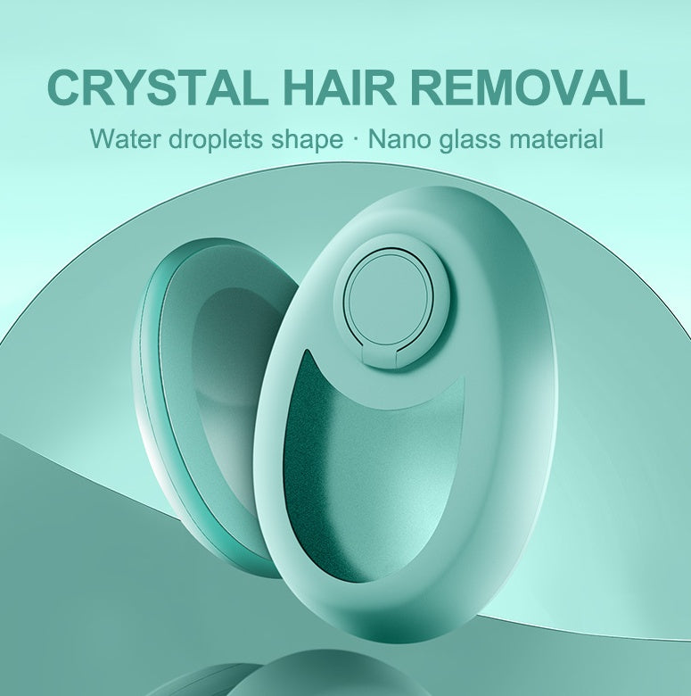 Crystal Hair Eraser for Women & Men – Painless Hair Removal & Exfoliating Tool for Legs, Arms & Back