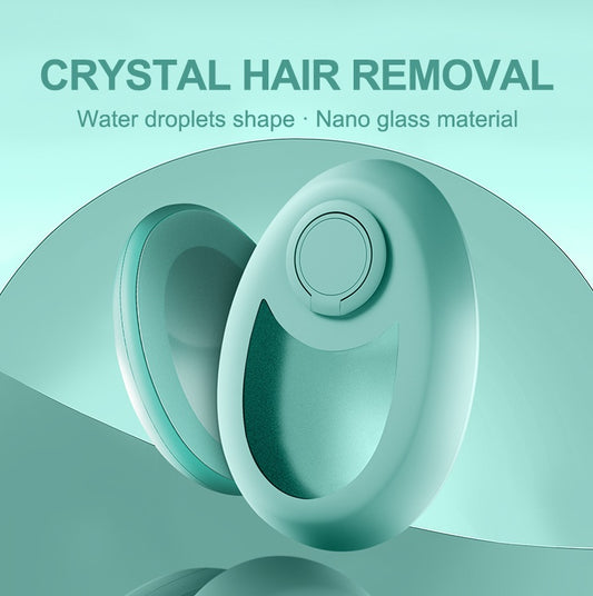 Crystal Hair Eraser for Women & Men – Painless Hair Removal & Exfoliating Tool for Legs, Arms & Back