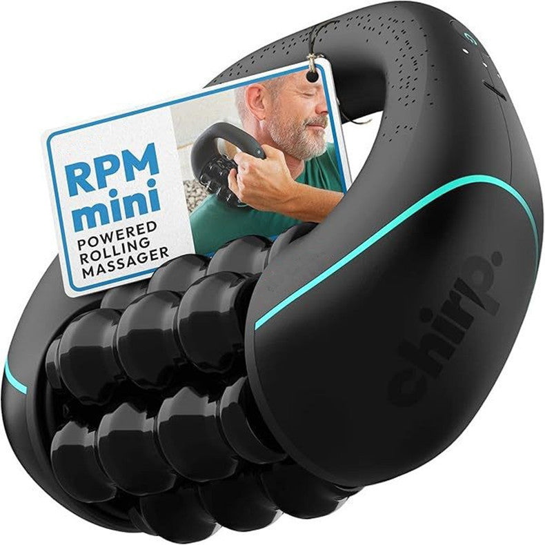 Rechargeable Deep Tissue Percussion Massager – 3-Speed Full Body Muscle Recovery & Fatigue Relief Roller